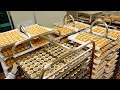 Tart : Process of Mass Production - Korean Food Factory [ASMR]