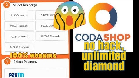 CODASHOP HACK. UNLIMITED DIAMOND. 100% WORKING TRICK.