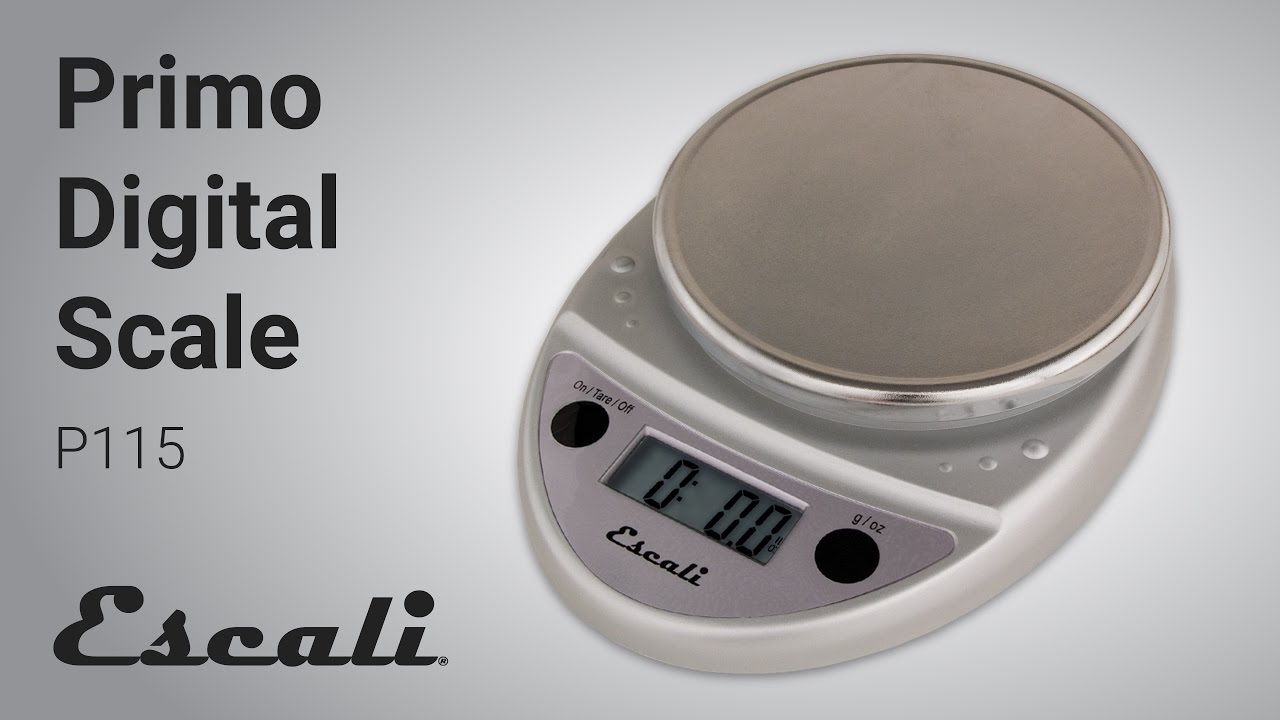 Escali Primo 11 lb Digital Scale - Cutler's Escali Primo 11lb