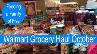 Walmart Grocery Haul October | Birthday | Avon