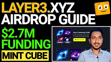 Layer3 xyz Airdrop Collect Cube Earn $L3 Tokan $2.5 Million Funding Full Guide Hindi/Urdu