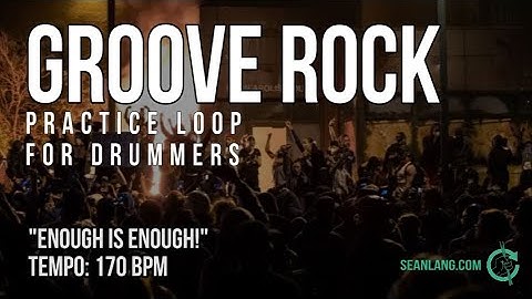 Groove Rock - Drumless Track For Drummers - "Enough Is Enough!"