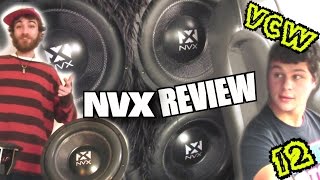 NVX Subwoofer Review w/ 8 12