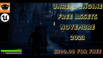 Unreal Engine Novembre 2023 free stuff : 5 assets gratuits pour $200.00