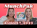 MunchPak | Unboxing &amp; Tasting | August 2023