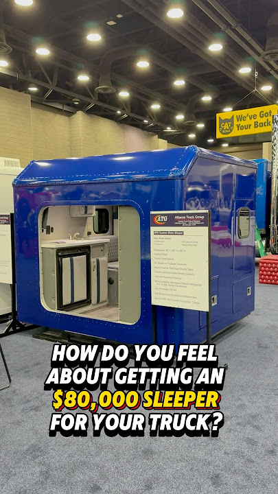 How do you feel about getting an $80,000 sleeper for your semi truck? #trucking #customtruck
