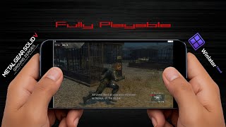 🔥Metal Gear Solid V Ground Zeroes - Gameplay + Tutorial on Winlator Cmod v13.1.1 ไทย🔥