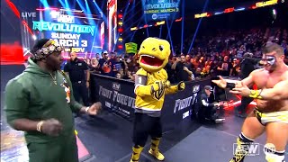 Las Vegas Mascot Chance CHALLENGE Prince Nana To A Dance Off And THIS Happen | AEW Collision 2/10/24