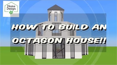 HOW TO BUILT AN OCTAGON HOUSE/ Fast Speed Built/ Home Design 3D