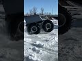 Sherp Climbs Out of 30ft Deep Water onto Ice! 😱🚜 Extreme Off-Road Challenge