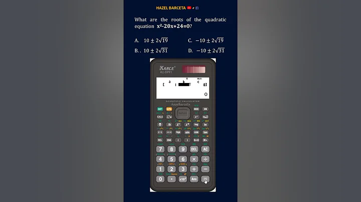 LEPT MATH MAJORSHIP | KARCE KC-S991 CALCULATOR TECHNIQUES | ROOTS OF QUADRATIC EQUATION