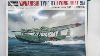 Hasegawa Kawanishi Type-97 Flying Boat H6K5 Mavis 1\/72 Scale Model Aircraft