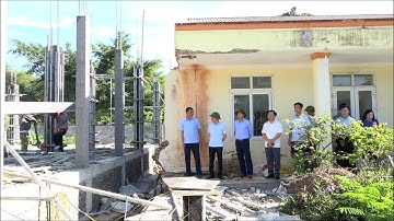 Lãnh đạo phường Trung Sơn tổ chức Đoàn kiểm tra tiến độ thực hiện các công trình, dự án đầu tư xây d