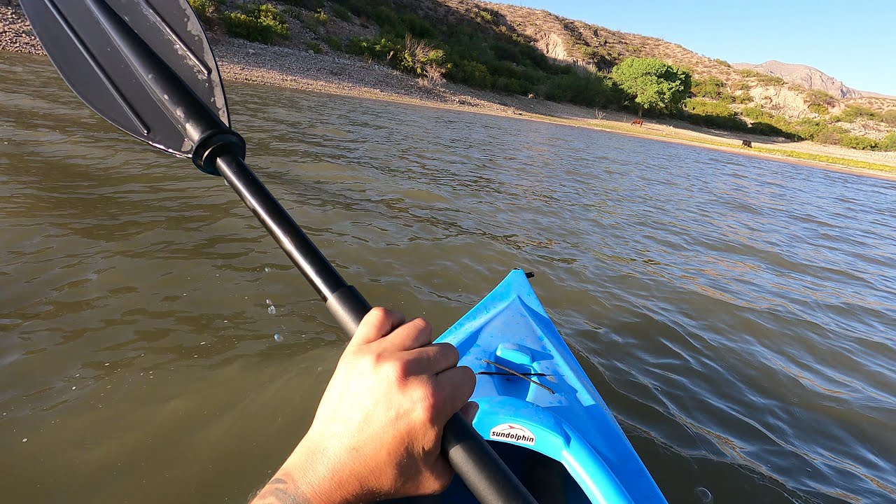 Testing out my new kayak, its a Sun Dolphin Aruba 10 