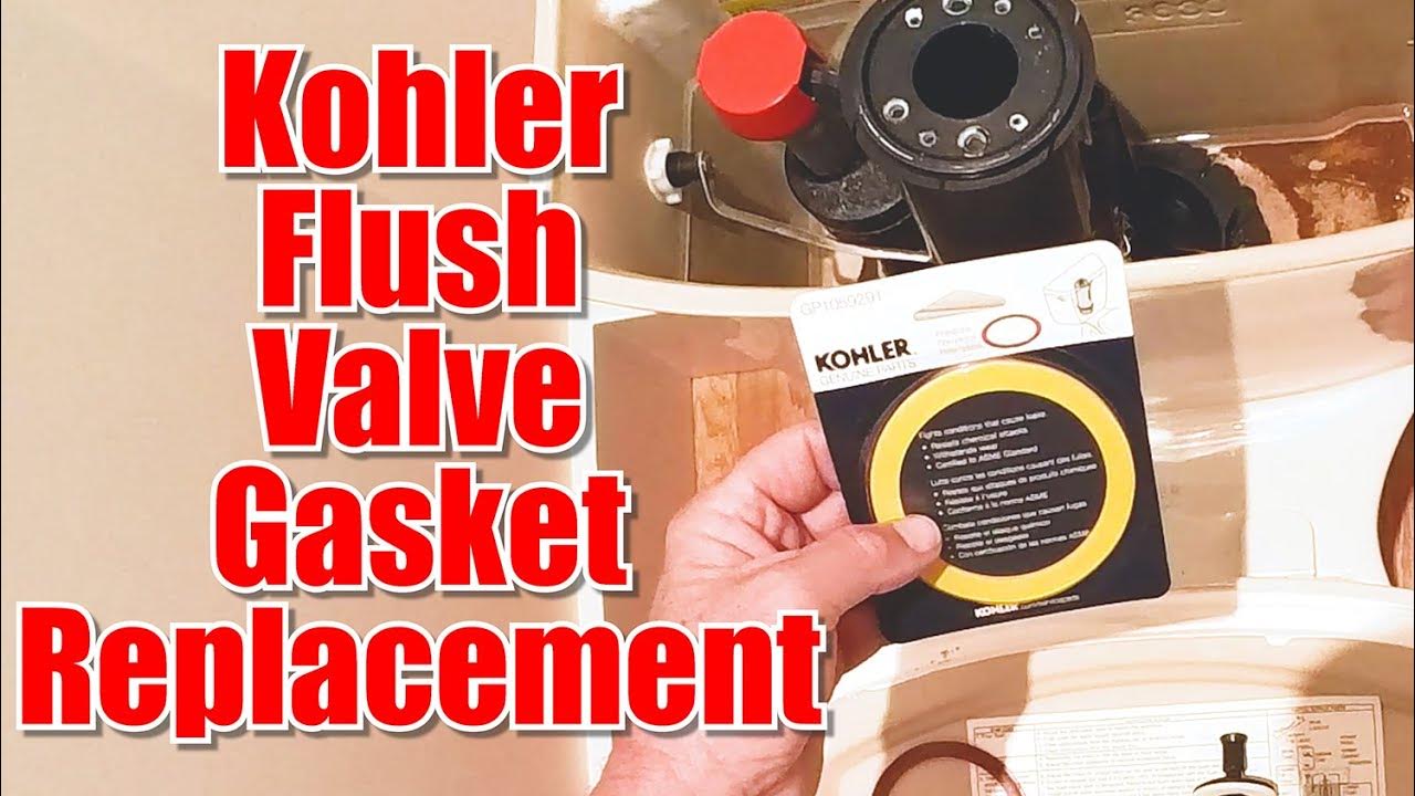 Kohler Flush Valve Seal Replacement YouTube