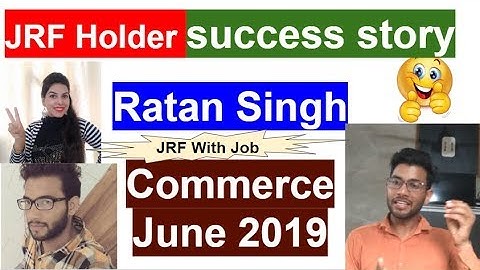 JRF Holder success story | Commerce | Ratan Singh | by Navdeep Kaur
