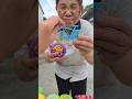 Poor woman eating hubbub bubba candybicycle candy lollipops lipstick candy shorts part 6
