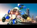 Human Can&#39;t Win Monster And Robot Lego City Will Be Destroyed? Lego Stop Motion