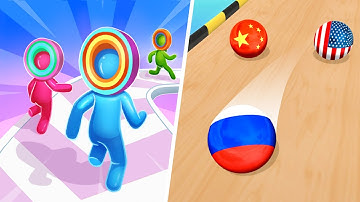 Layer Man 3D VS Marble Run 3D - All Level Gameplay Android,iOS - NEW BIG APK UPDATE