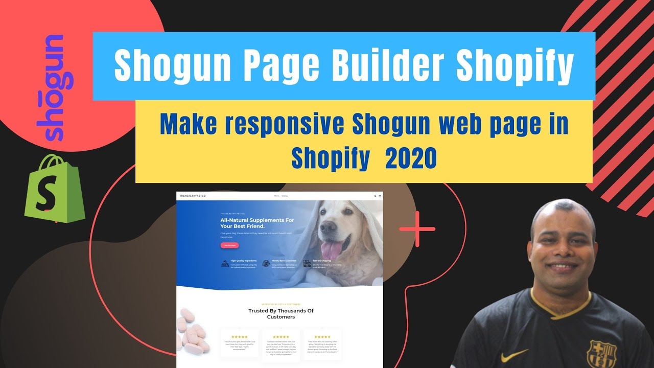 Make responsive Shogun web page in Shopify | 2020