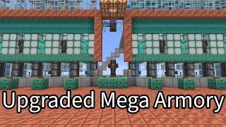I Upgraded My Mega Armory in Minecraft