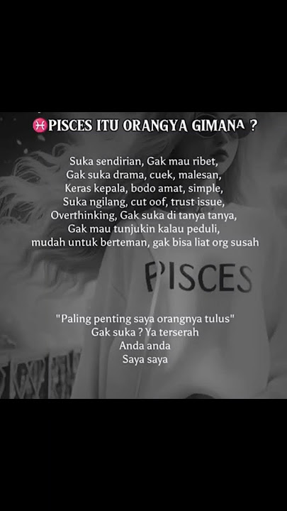 Karakter zodiak Pisces #zodiac #pisces #shorts