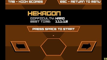 SUPER HEXAGON LEVEL 1 COMPLETE