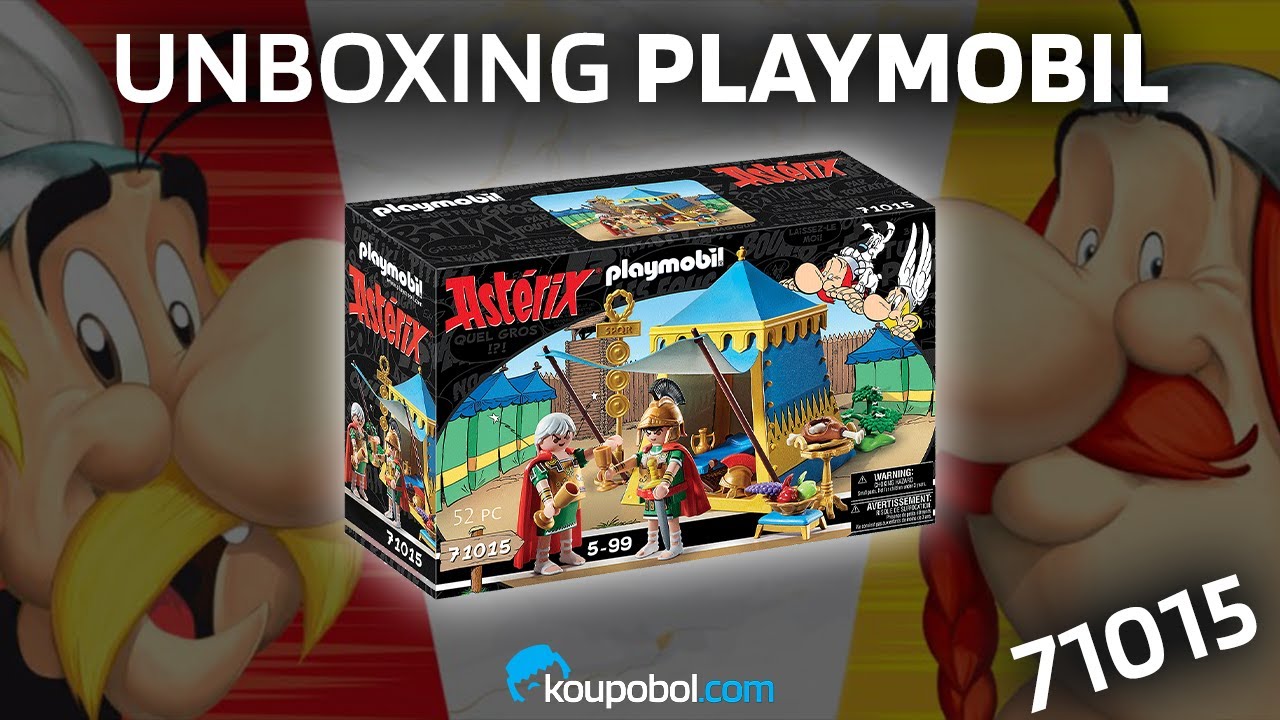Unboxing Playmobil Astérix 71015 La tente des légionnaires (2022) 