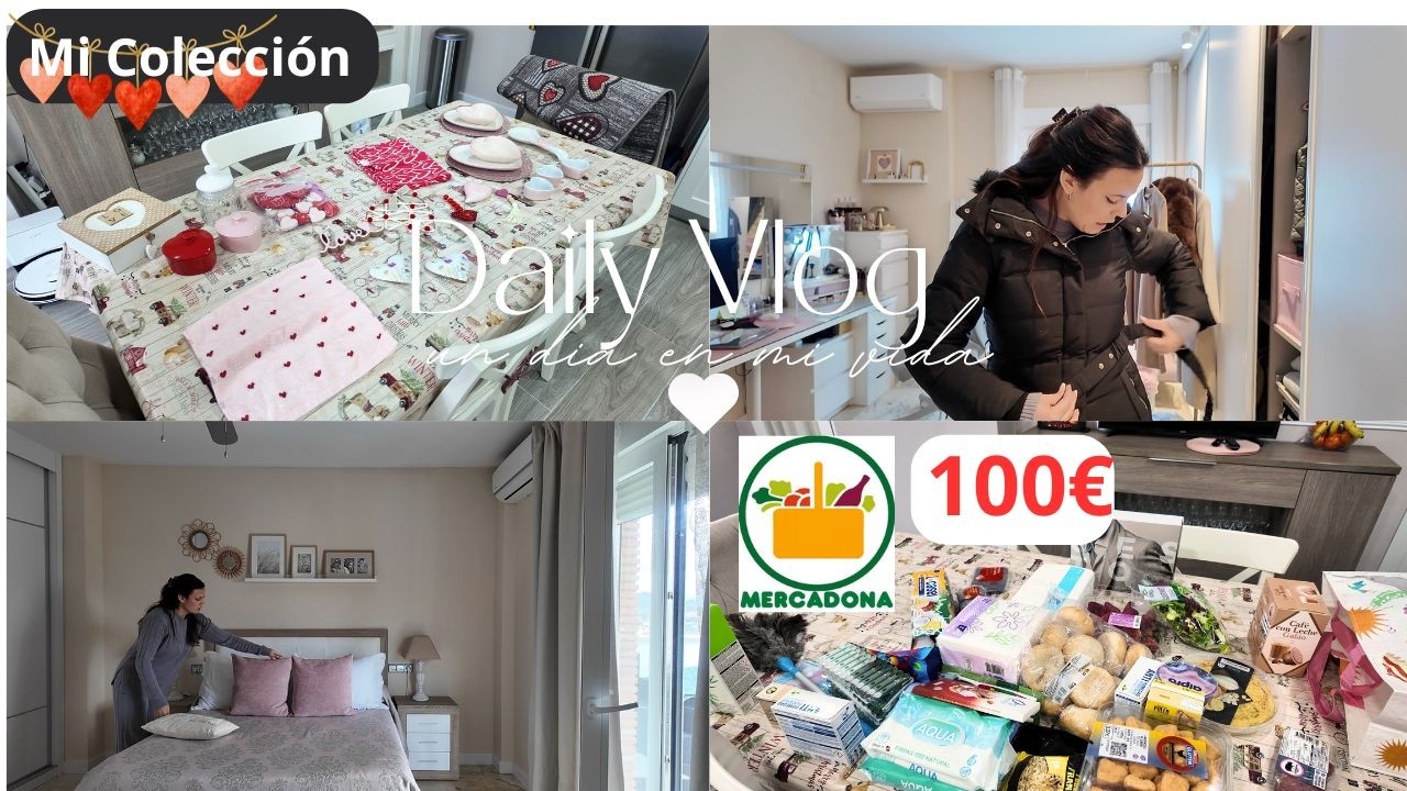 Más HUMEDADES ❄️ 😱 100€ en MERCADONA - MI COLECCION DE❤️ SAN VALENTIN❤️ //FAMILIABOMBONASO