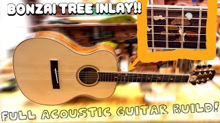 Full acoustic guitar build with custom inlay!