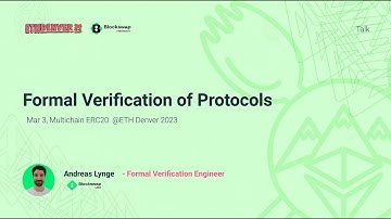 Formal Verification @ ETHDenver