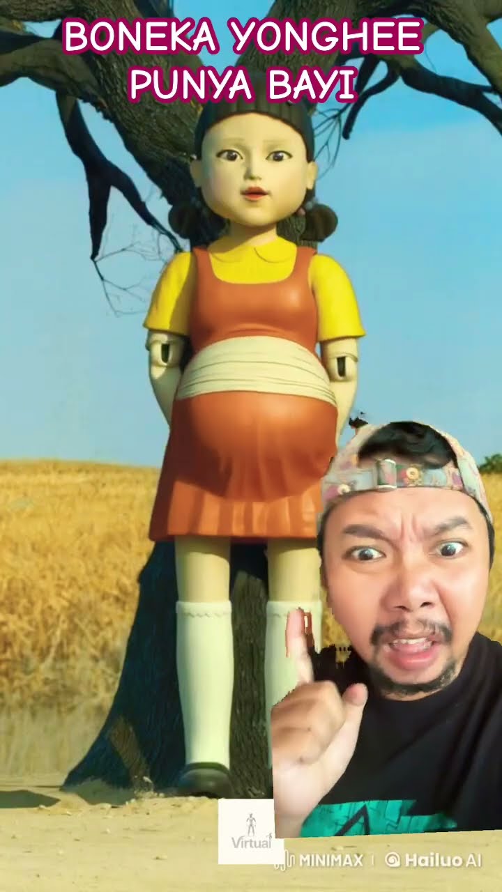 BONEKA YONGHEE PUNYA BAYI!!!!! #squidgame #animasi #cartoon #animation #shorts