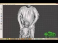 3D scanned data repair using Blender Meshmixer