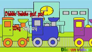 Op Een Klein Stationnetje Met Tekst   Kinderliedjes Nederlands