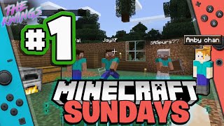 MINECRAFT SUNDAYS! Part 1! -Let's Build KWINGS-Topia Together!  - ONLINE with Members & Subscribers!