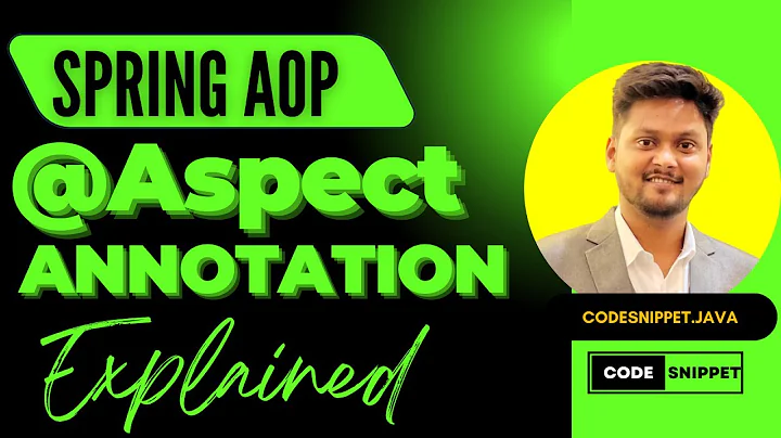 Mastering @Aspect Annotation & Spring AOP | Aspect-Oriented Programming in Spring thumbnail