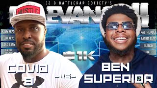 COVID B vs BEN SUPERIOR | Rap Battle | #RELEVANCY2 Quarter-Finals