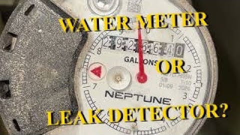 How to use Water Meters to check for LEAKS!