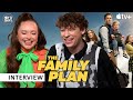 The Family Plan - Van Crosby &amp; Zoe Colletti on a high energy set &amp; an improv comedy &amp; action blend