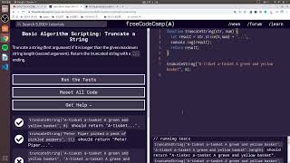 freeCodeCamp curriculum challenge -Basic Algorithm Scripting 1