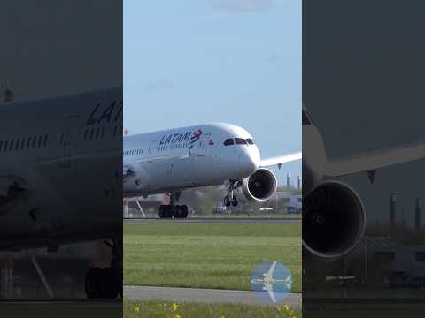 LATAM 787-9 Landing at Amsterdam Schiphol!