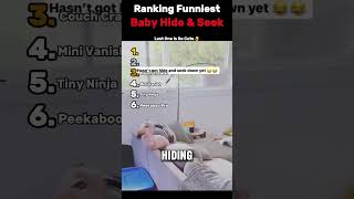 Ranking Funniest Baby Hide And Seek Game Ever