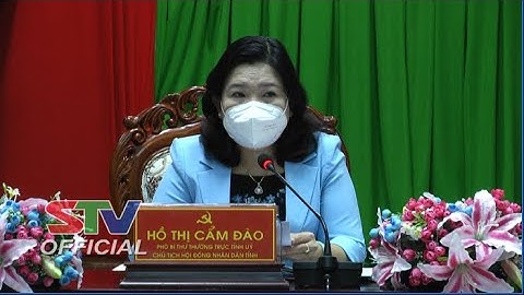 STV - Lãnh đạo Tỉnh uỷ Sóc Trăng làm việc với các cơ quan tham mưu giúp việc