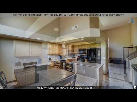 9532 W HATCHER Road, Peoria, AZ home video tour