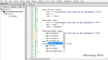 059  Overloading Class Constructors   C++ Object Oriented Programming Video Tutorial