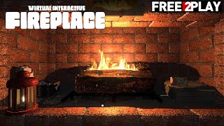Virtual Interactive Fireplace ✅ Gameplay ✅ PC Steam FREE simulator game ✅ RELEASE:Nov 24, 2024