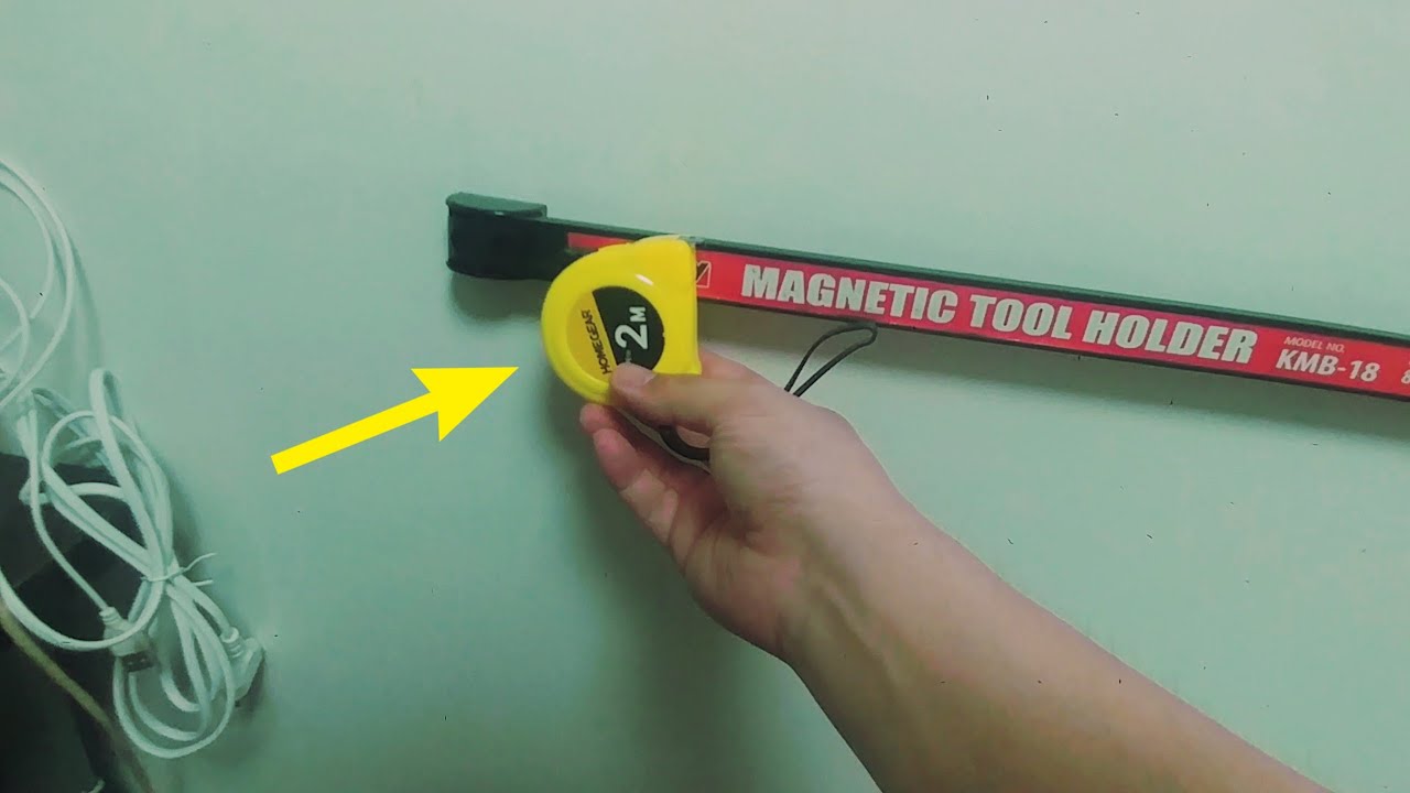 77.공구걸이 자석바 사용리뷰ㅣHow to use the bar tool hanger. YouTube