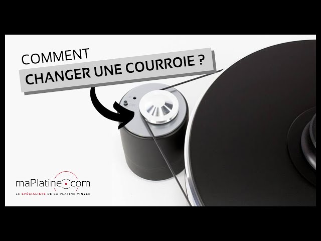 Comment changer la courroie sur une platine vinyle manuelle