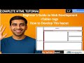 HTML Tutorial - Create a Real-life Web Page Layout 4 - Table - ChiPi Technologies