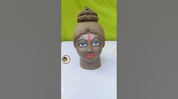 mahadev idol making🚩🚩har har mahadev🔱how to make shiva idol🌹 bholenath idol making#shorts